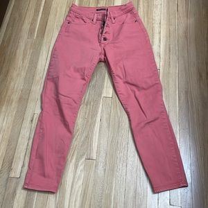 Lucky brand jeans, high rise, crop, Bridgette, size 4, coral